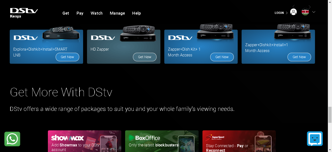 DStv Kenya payment options