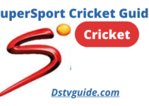 SuperSport Cricket TV schedule guide on DStv Africa