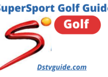 SuperSport Golf TV schedule guide on DStv Africa