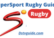 SuperSport Rugby TV schedule guide on DStv Africa