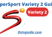 SuperSport Variety 2 schedule guide on DStv Africa