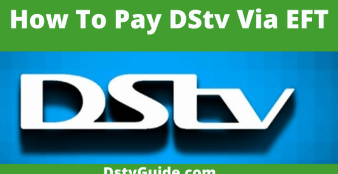 How To Pay DStv Via EFT