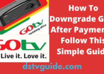 How To Downgrade Gotv After Payment